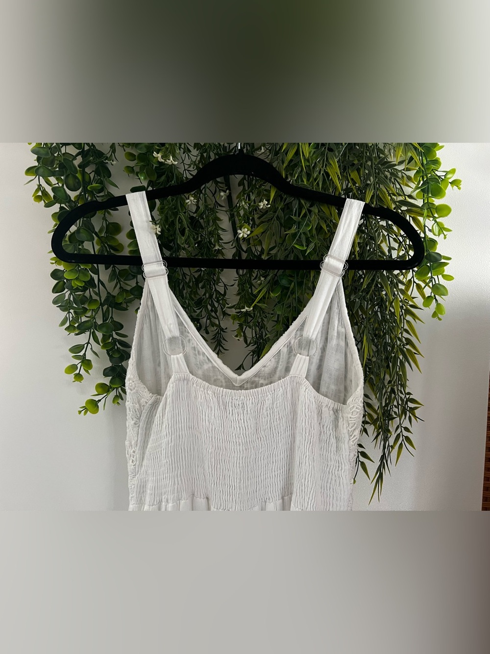 White Crochet Lace Midi Dress - Picture 4 of 9